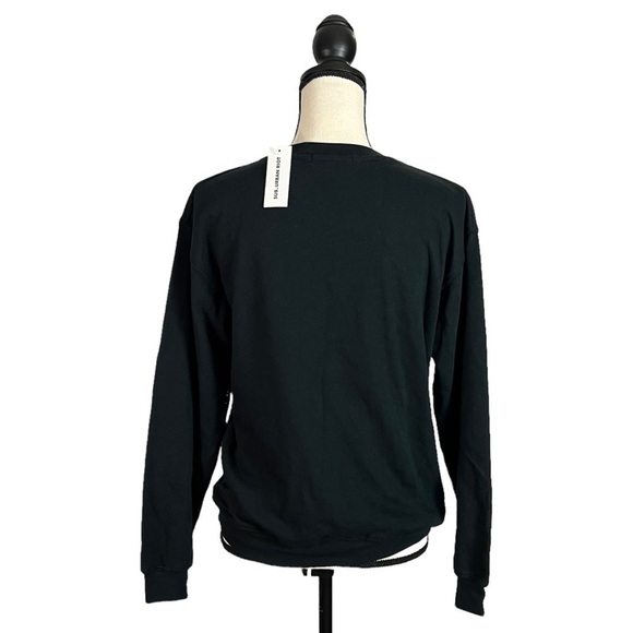 Sub_Urban Riot Womens Graphic Crewneck Sweater XS black “gratitude” long sleeve - Picture 5 of 10